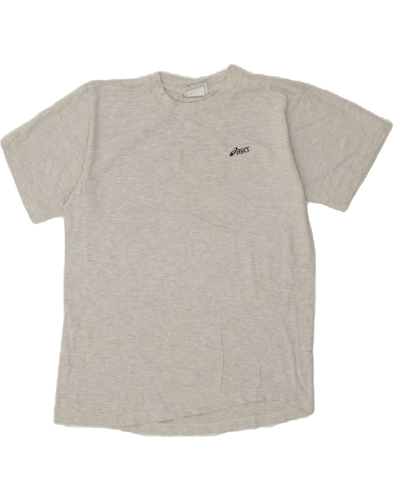 ASICS Mens T-Shirt Top Medium Grey Cotton Vintage Asics and Second-Hand Asics from Messina Hembry 