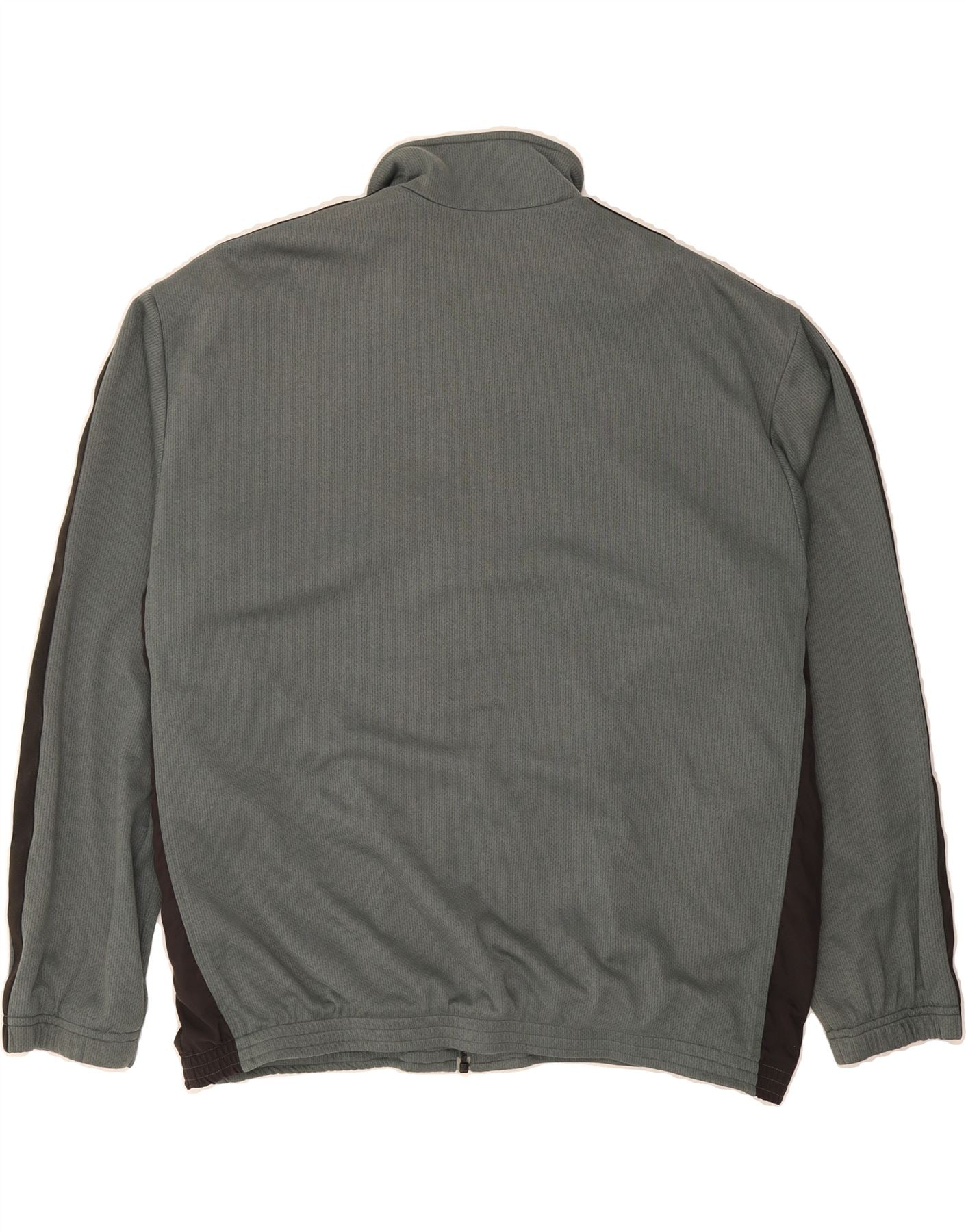 NIKE Mens Tracksuit Top Jacket XL Grey Colourblock Polyester