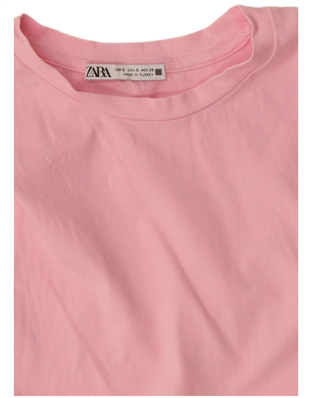 Zara Womens Crop Vest Top UK 8 Small Pink