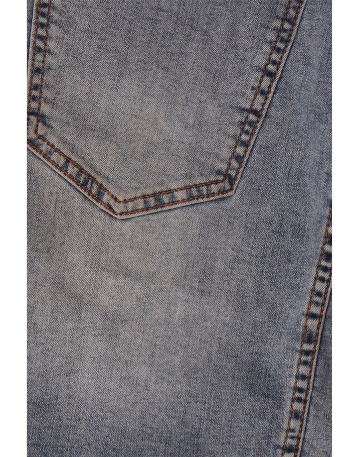 Billabong Womens Denim Skirt W30 Medium Blue Cotton