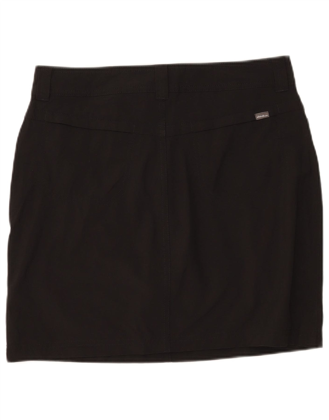 EDDIE BAUER Womens Mini Skirt US 6 Medium W32 Black Polyester