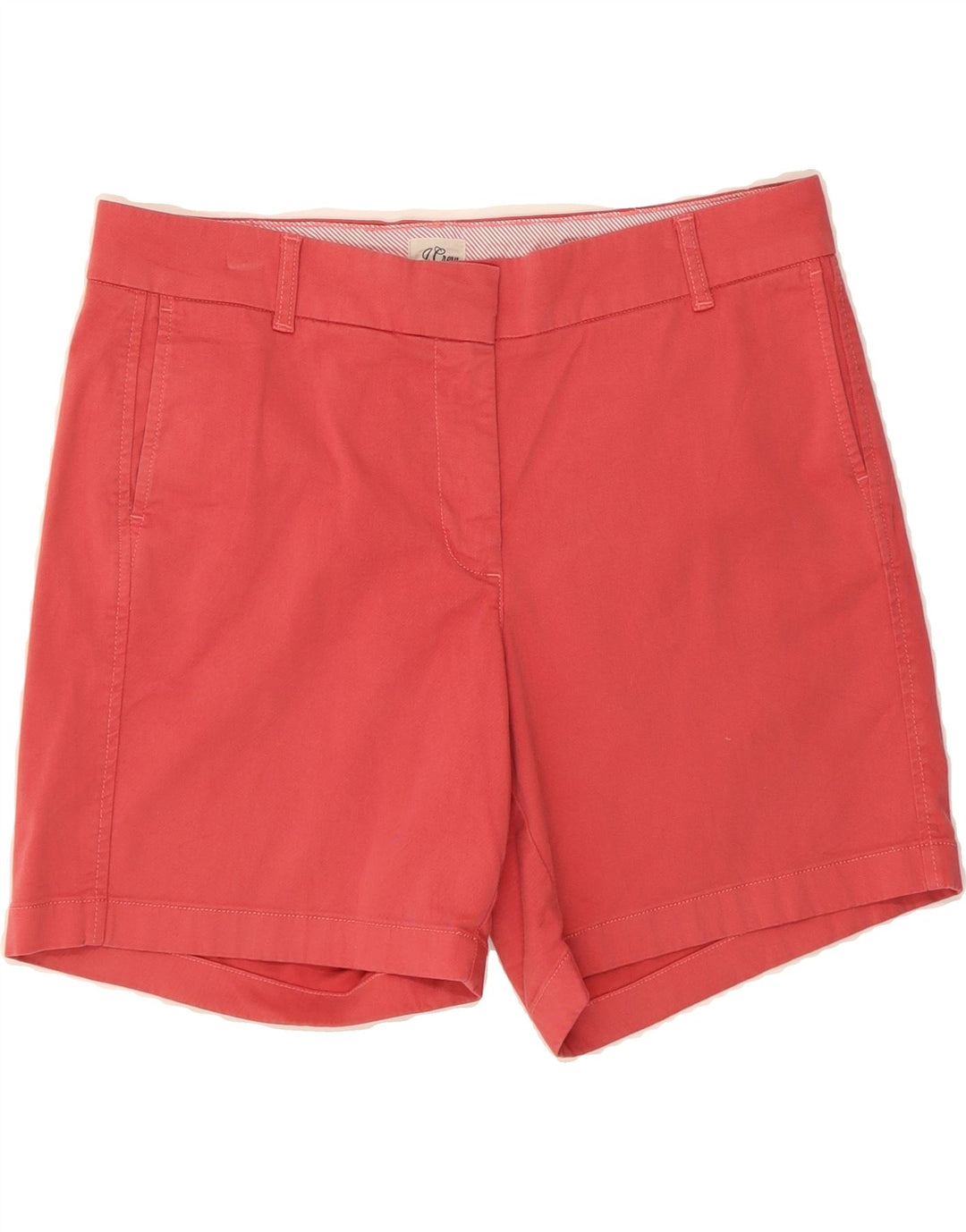 J. CREW Womens Chino Shorts US 12 Large W36  Red Cotton Vintage J. Crew and Second-Hand J. Crew from Messina Hembry 