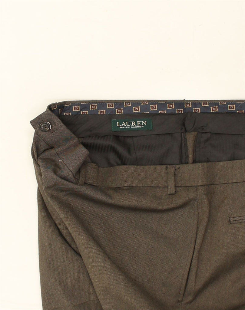 RALPH LAUREN Mens Slim Suit Trousers W41 L32  Brown | Vintage Ralph Lauren | Thrift | Second-Hand Ralph Lauren | Used Clothing | Messina Hembry 