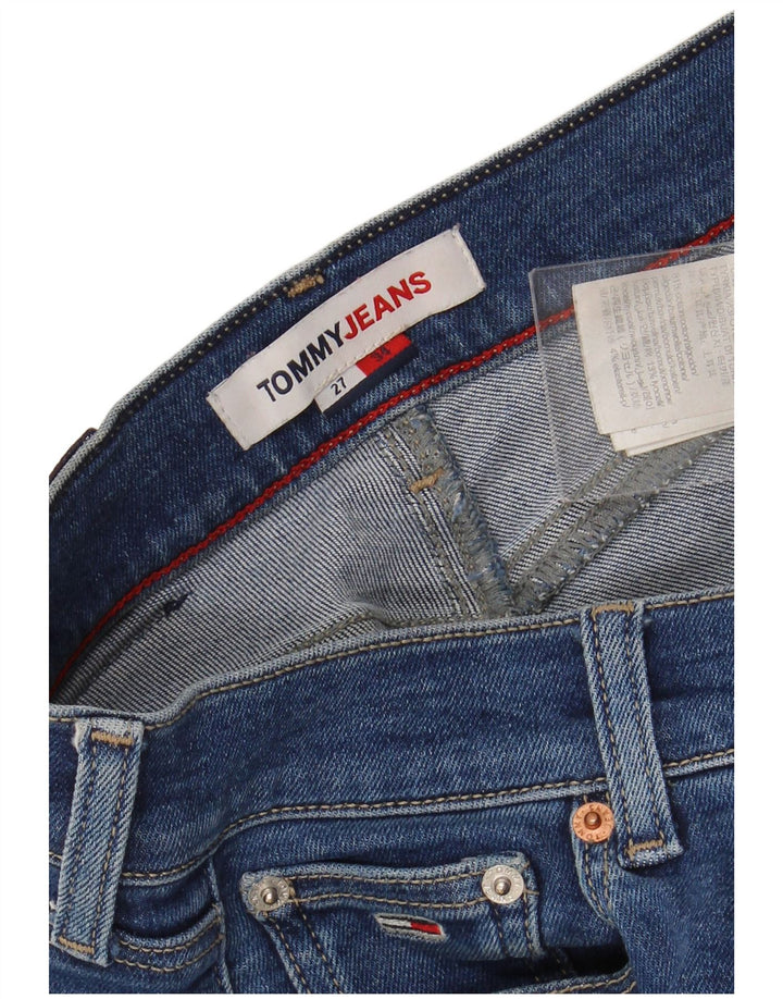 TOMMY HILFIGER Womens Skinny Jeans W27 L34 Blue Cotton