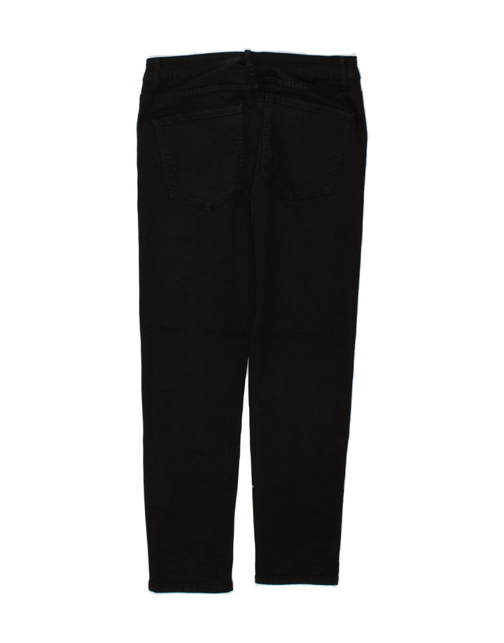 VINTAGE Womens Slim Jeans IT 46 Large W34 L32 Black Cotton Vintage Vintage and Second-Hand Vintage from Messina Hembry 