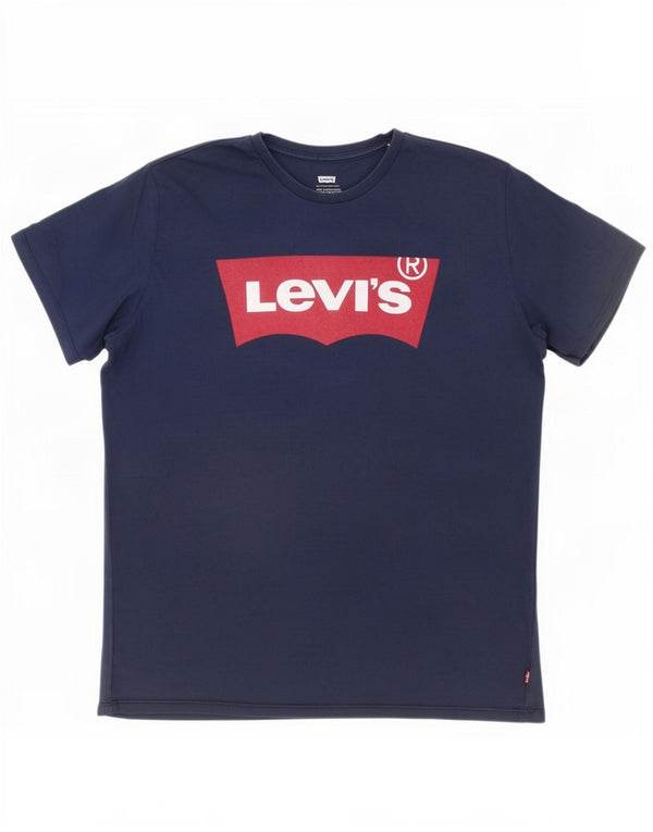 Levi's Mens Graphic T-Shirt Top XL Navy Blue