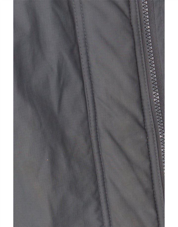 Superdry Womens Windcheater Rain Jacket UK 42 XL Grey Nylon