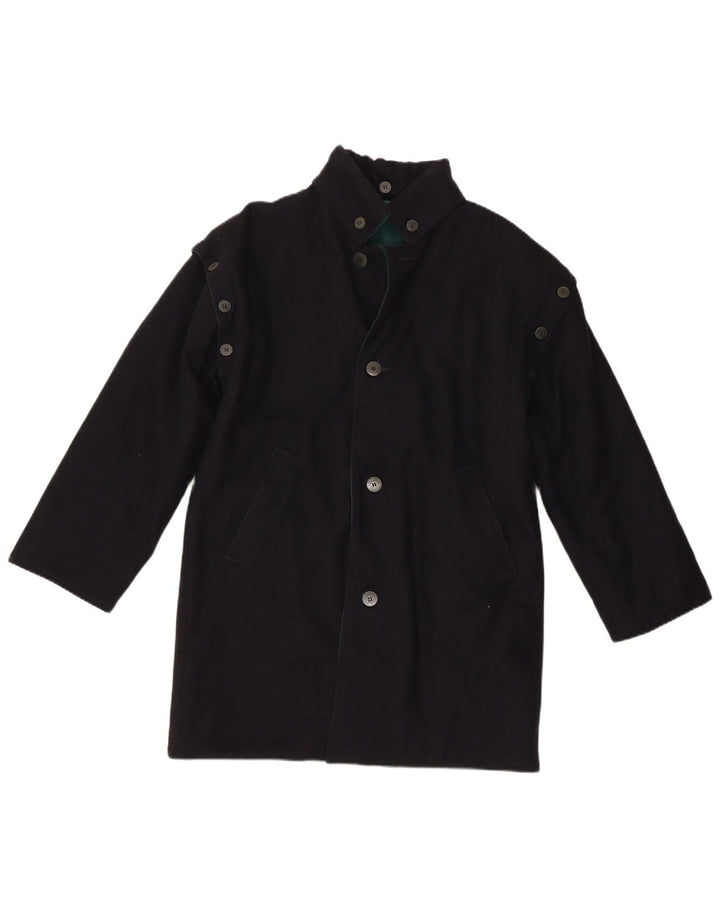 FLY 3 Mens Reversible Windbreaker Coat IT 44 XS Navy Blue Wool