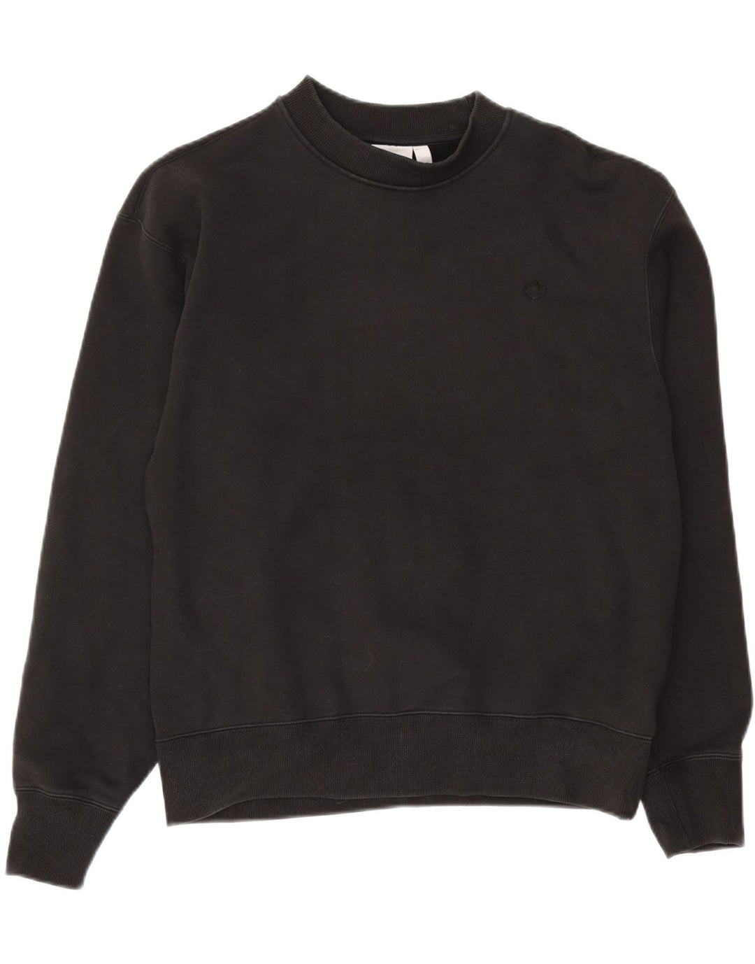 Adidas Mens Sweatshirt Jumper Medium Black Cotton