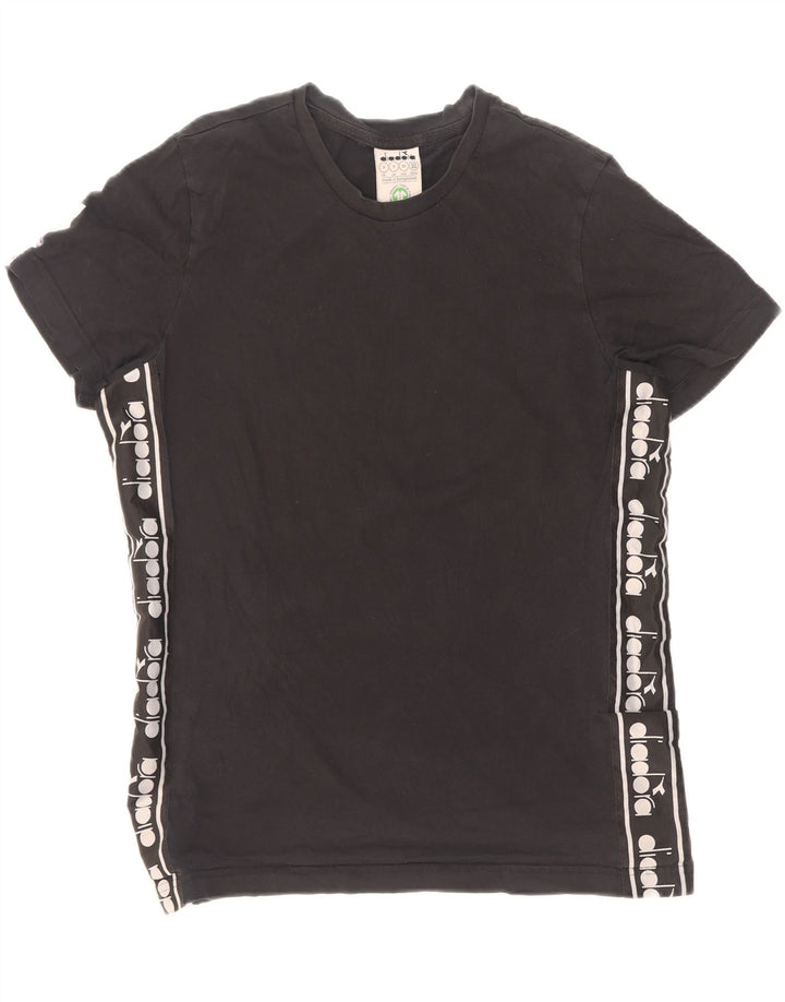 Diadora Mens Graphic T-Shirt Top Small Black