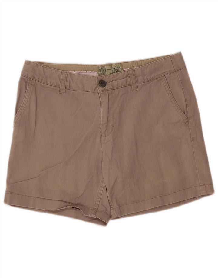 Fat Face Womens Chino Shorts UK 10 Small W30 Grey Cotton