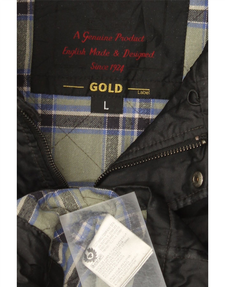 Belstaff Mens Utility Jacket UK 40 Large Black Nylon