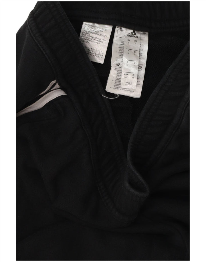 Adidas Mens Tracksuit Trousers Small  Black Cotton