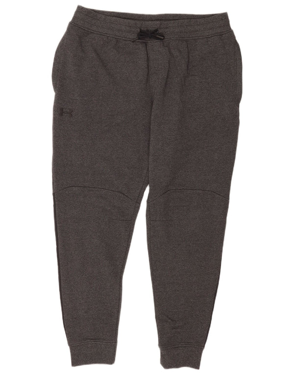 Under Armour Mens Tracksuit Trousers Joggers XL Grey Cotton