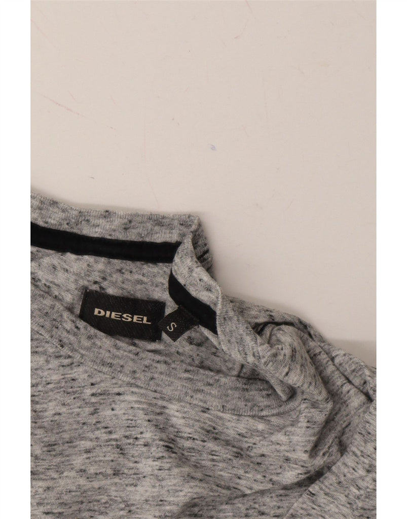 DIESEL Mens T-Shirt Top Small Grey Flecked Cotton Vintage Diesel and Second-Hand Diesel from Messina Hembry 