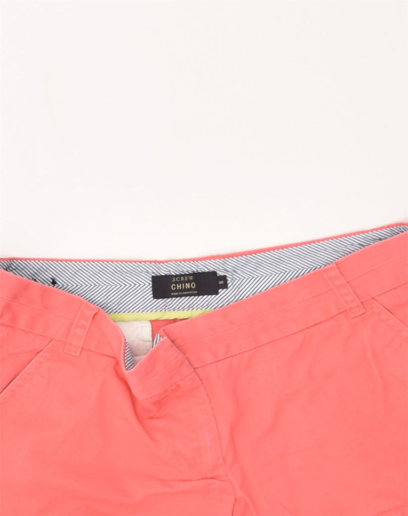 J. CREW Womens Chino Shorts US 8 Medium W34 Pink Cotton | Vintage J. Crew | Thrift | Second-Hand J. Crew | Used Clothing | Messina Hembry 