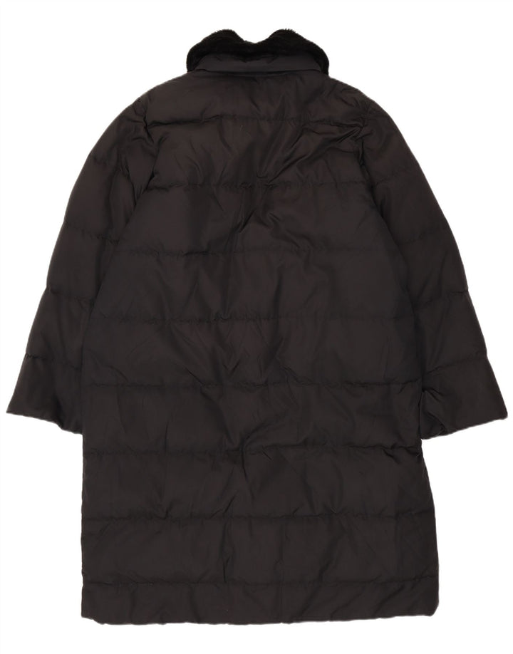 Max Mara Womens Weekend Oversized Padded Coat UK 12 Medium Black Polyamide