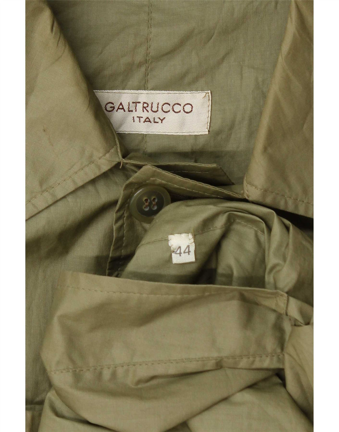 Galtrucco  Mens Overcoat IT 44 XS Green