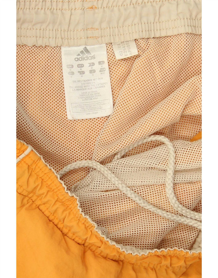 Adidas Mens Swimming Shorts Medium Orange Polyamide