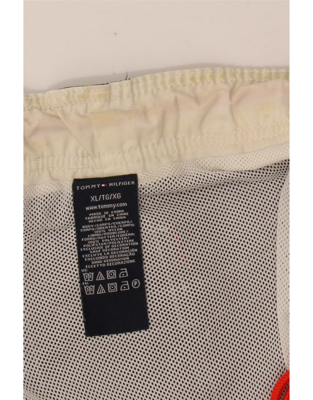 TOMMY HILFIGER Mens Swimming Shorts XL  Navy Blue Nylon