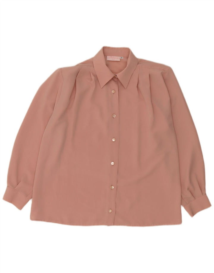 Patricia Womens Shirt Blouse UK 10 Small Pink Viscose