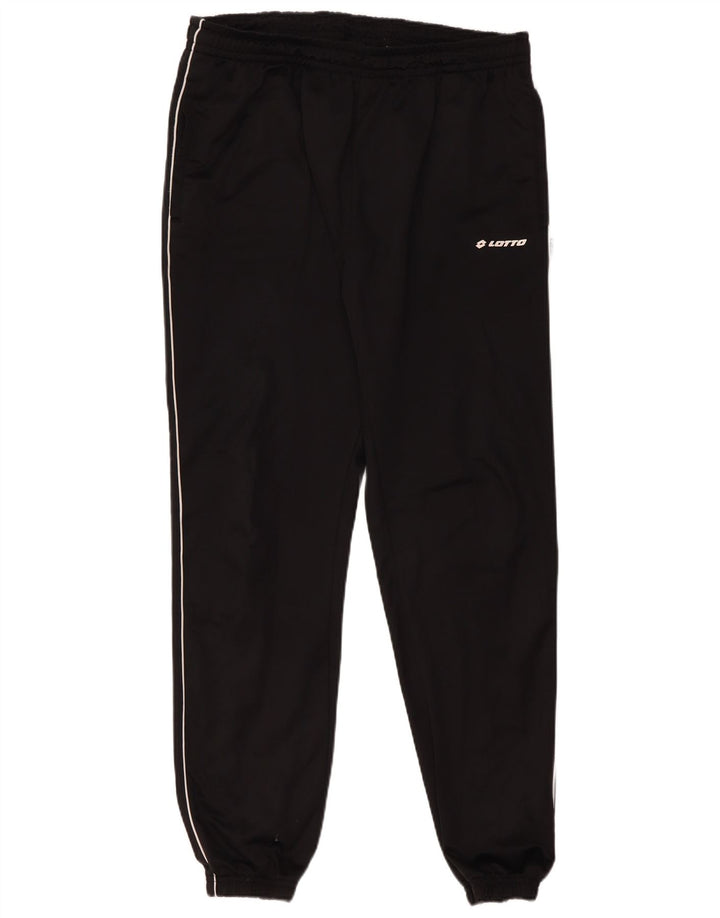LOTTO Mens Tracksuit Trousers Joggers 2XL  Black Polyester