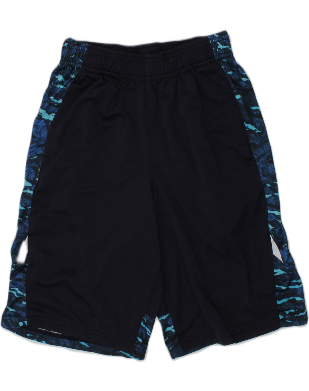 CHAMPION Boys Sport Shorts 8-9 Years Medium Navy Blue Polyester | Vintage Champion | Thrift | Second-Hand Champion | Used Clothing | Messina Hembry 