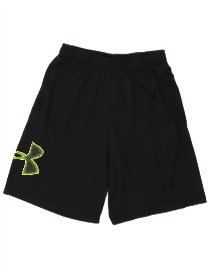 Under Armour Mens Graphic Sport Shorts Medium Black Polyester