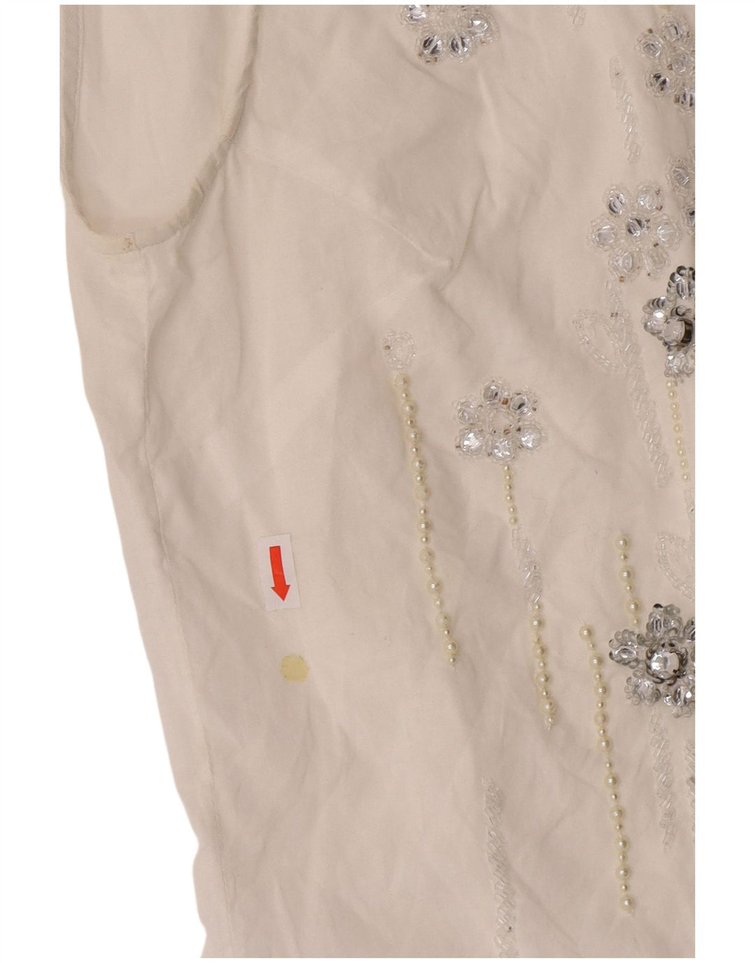 Dolce & Gabbana Womens Sleeveless Blouse Top IT 44 Medium White Designer