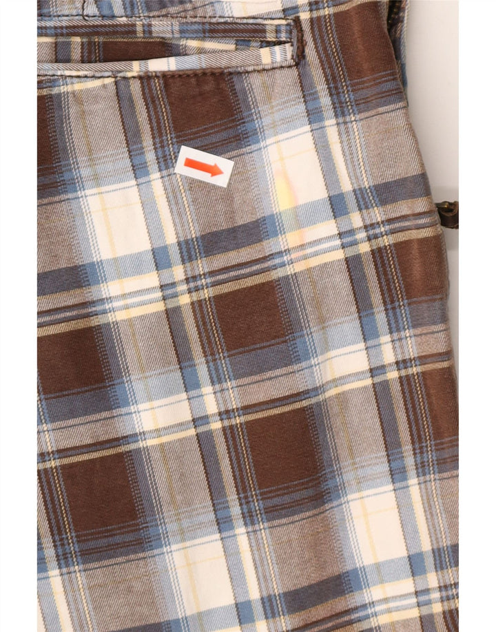 WOOLRICH Mens Casual Shorts W33 Medium  Brown Check Vintage Woolrich and Second-Hand Woolrich from Messina Hembry 