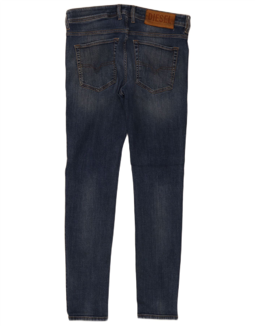 Diesel Mens Skinny Jeans W33 L30 Blue Cotton