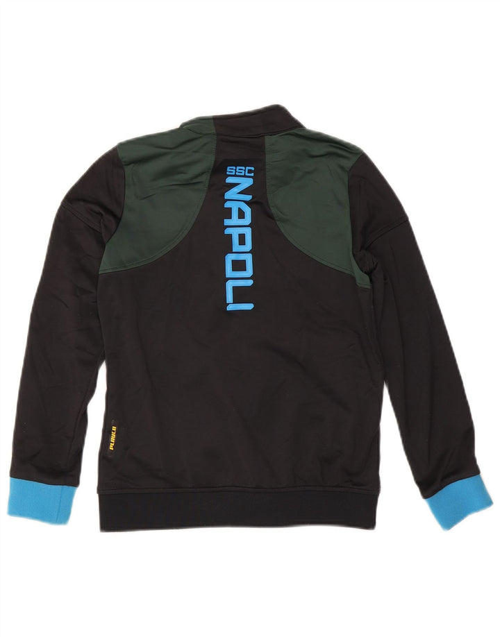 Kappa Boys Gara Graphic Tracksuit Top Jacket 9-10 Years Black Colourblock