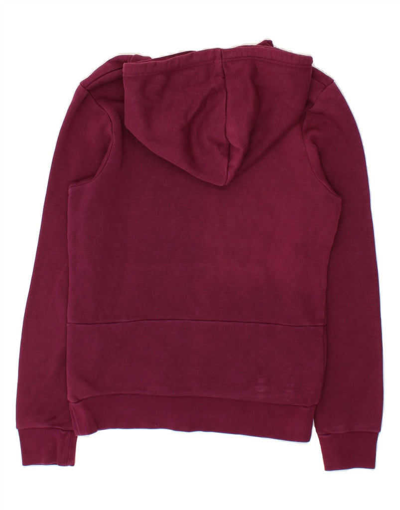 JORDAN Mens Graphic Hoodie Jumper Small Burgundy Cotton Vintage Jordan and Second-Hand Jordan from Messina Hembry 
