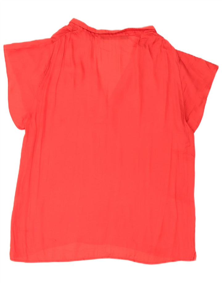 Zara Womens Blouse Top UK 16 Large Red