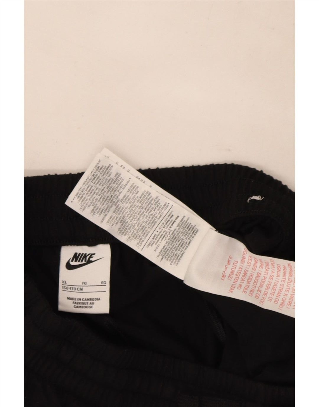 Nike Boys Sport Shorts 13-14 Years XL Black Polyester