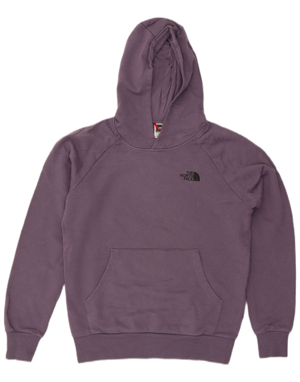 The North Face Mens Graphic Hoodie Jumper Medium Purple Cotton