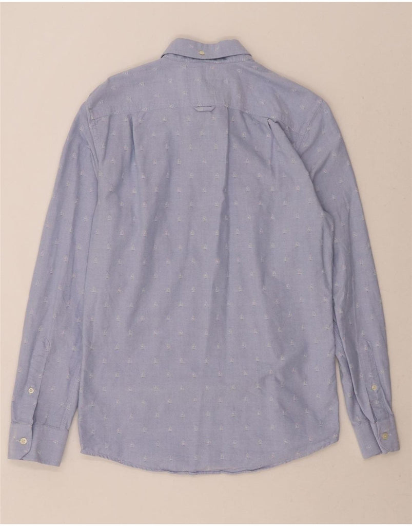 JACK WILLS Mens Classic Fit Shirt Small Blue Spotted Vintage Jack Wills and Second-Hand Jack Wills from Messina Hembry 