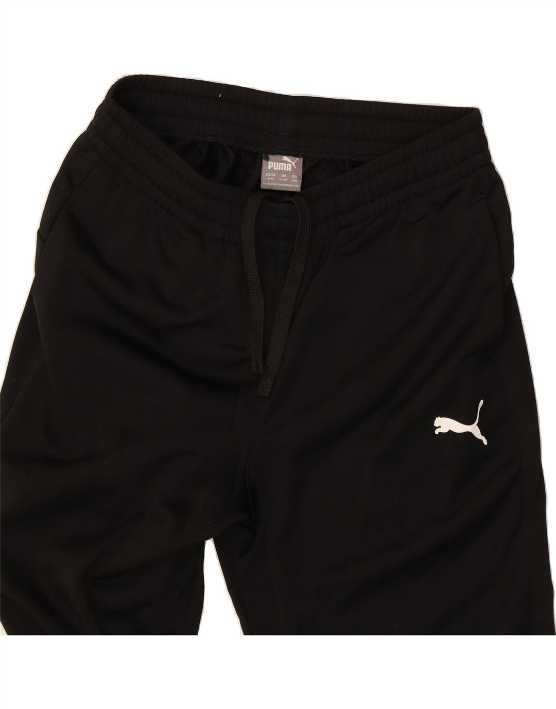 PUMA Boys Tracksuit Trousers Joggers 9-10 Years Small Black Vintage Puma and Second-Hand Puma from Messina Hembry 