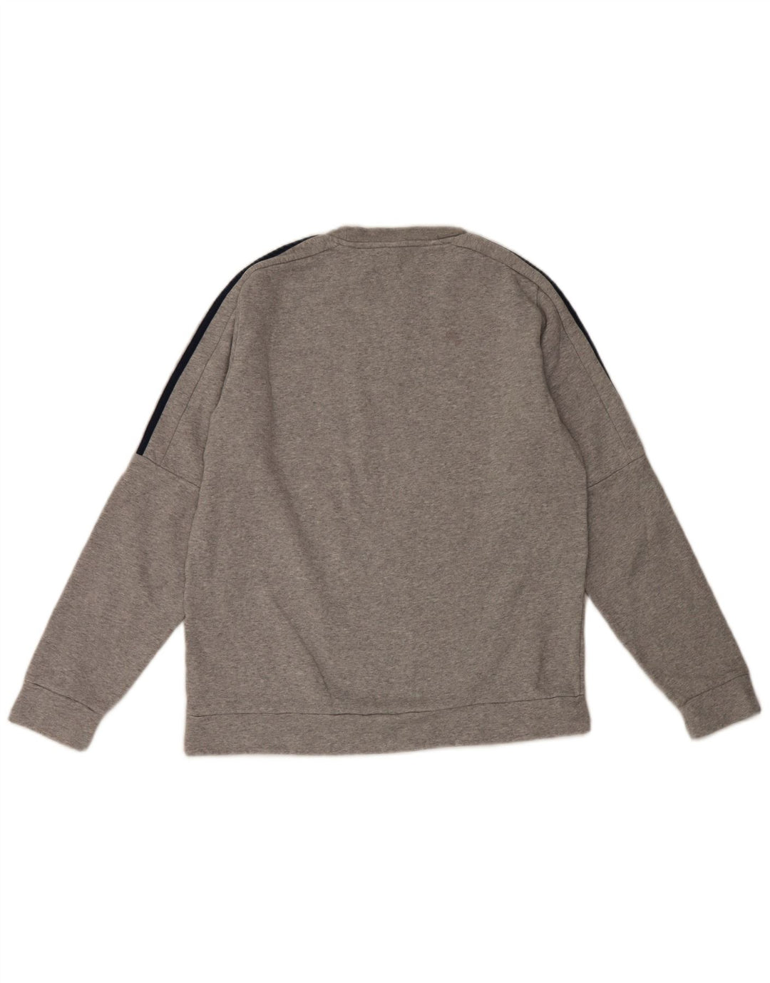 Adidas Mens Sweatshirt Jumper Medium Grey Cotton