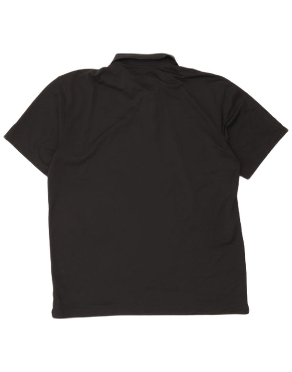 Nike Mens Dri Fit Polo Shirt XL Black Polyester