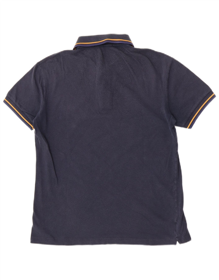 Fred Perry Mens Light and Stretch Polo Shirt Medium Navy Blue Cotton