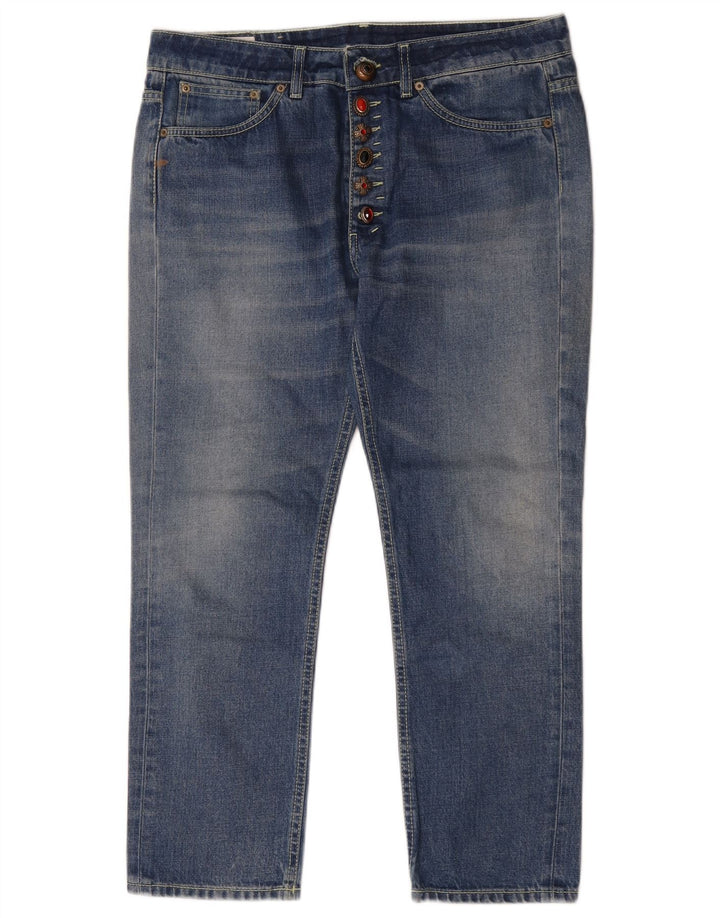 Dondup Womens Capri Jeans  W28 L26 Blue Cotton