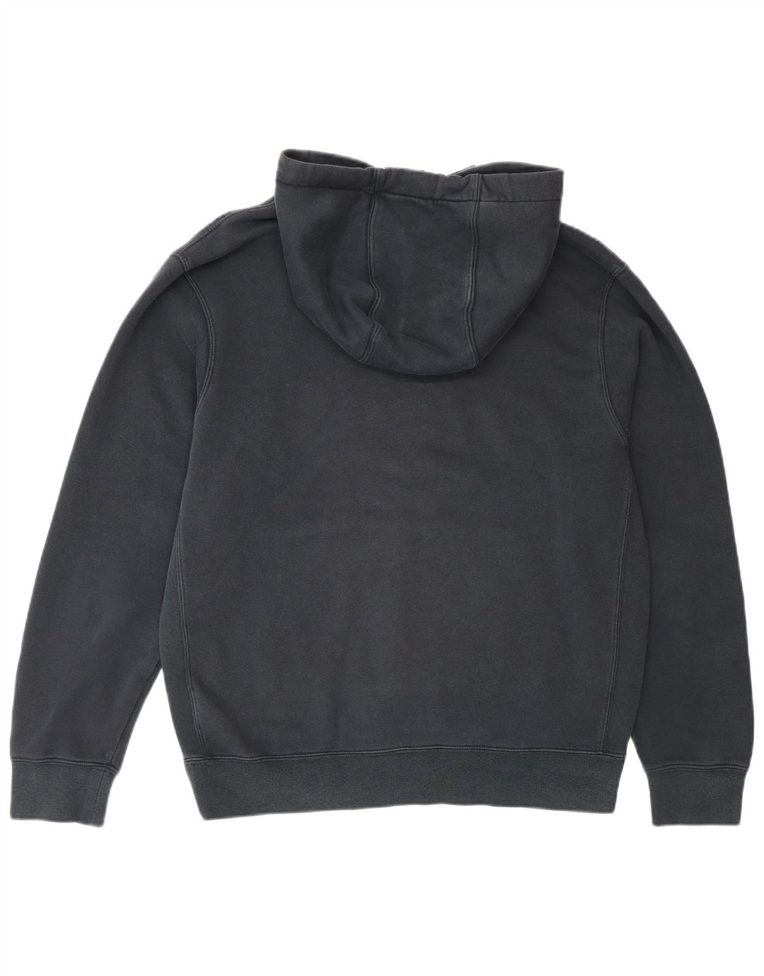 Nike Mens Hoodie Jumper Medium Navy Blue Cotton