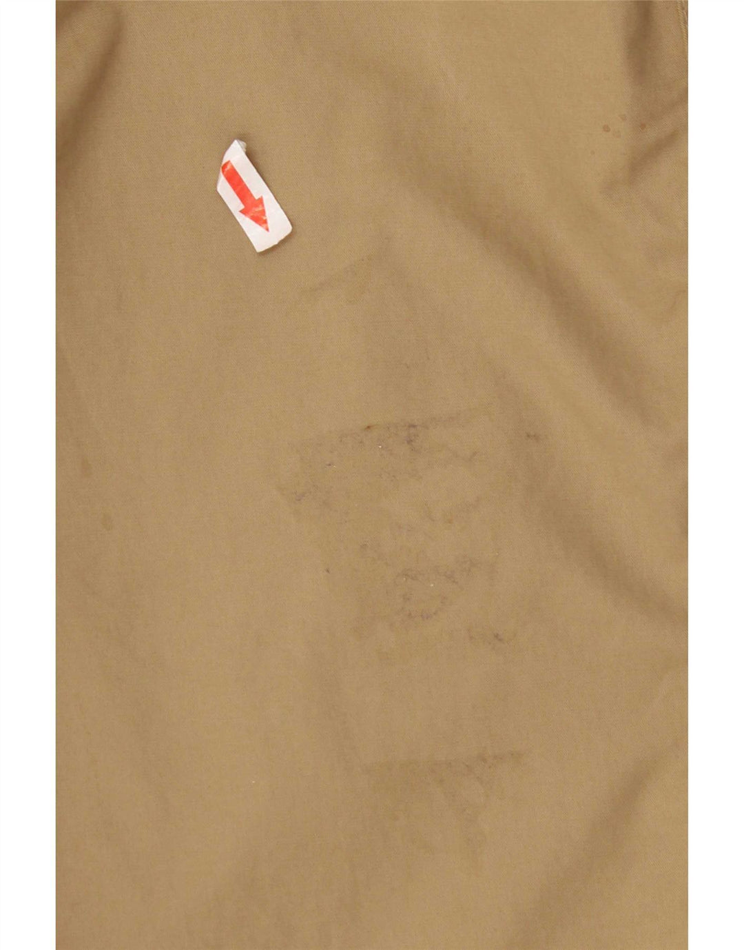 Barbour Mens Trench Coat UK 40 Large Beige Cotton