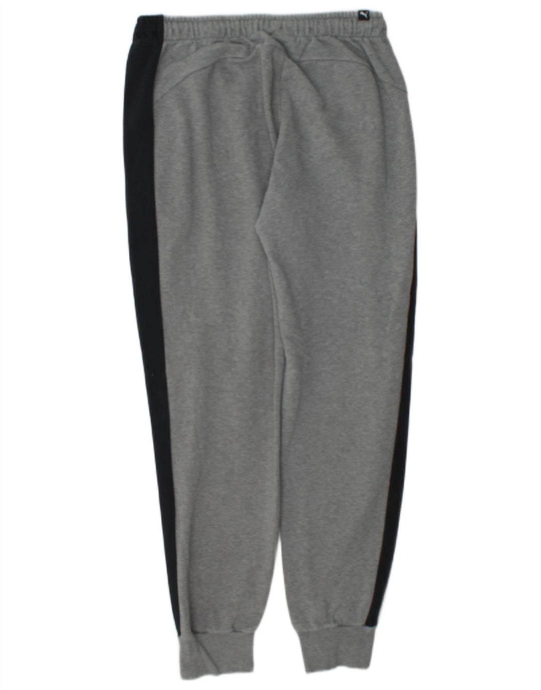 Puma Mens Graphic Tracksuit Trousers Joggers Medium Grey Colourblock