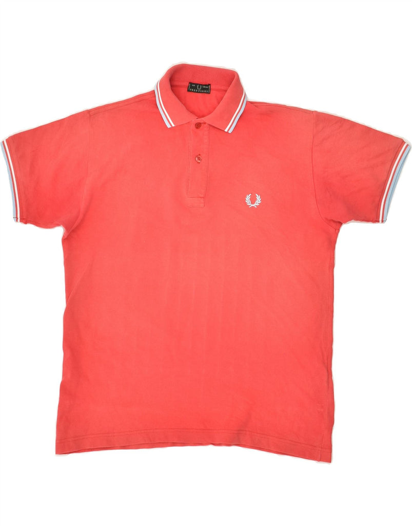 FRED PERRY Boys Polo Shirt 13-14 Years Red Cotton | Vintage Fred Perry | Thrift | Second-Hand Fred Perry | Used Clothing | Messina Hembry 