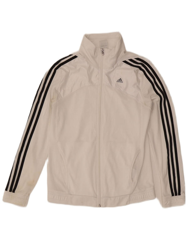 Adidas Womens Clima 365 Tracksuit Top Jacket UK 8/10 Small White Polyester