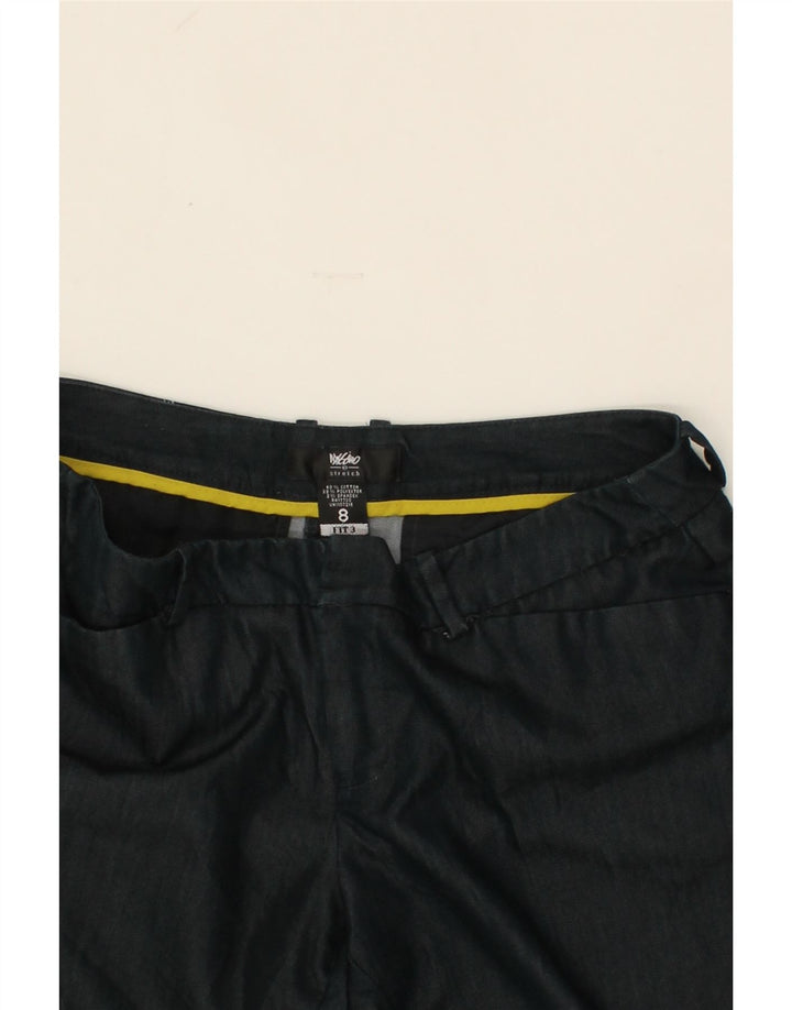 MOSSIMO Womens Casual Shorts US 8 Medium W32 Black Cotton Vintage Mossimo and Second-Hand Mossimo from Messina Hembry 