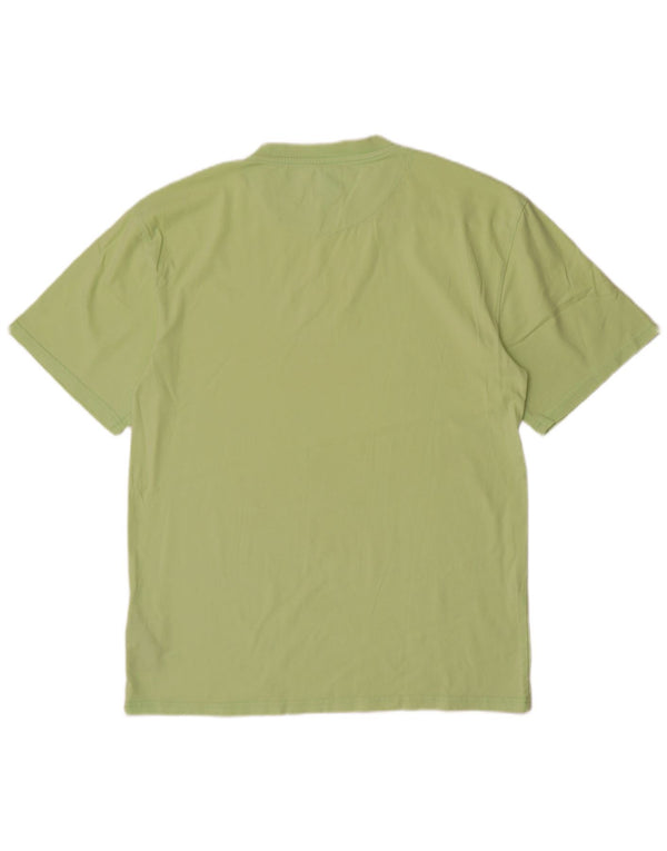 Karl Kani Mens Graphic T-Shirt Top Medium Green Cotton