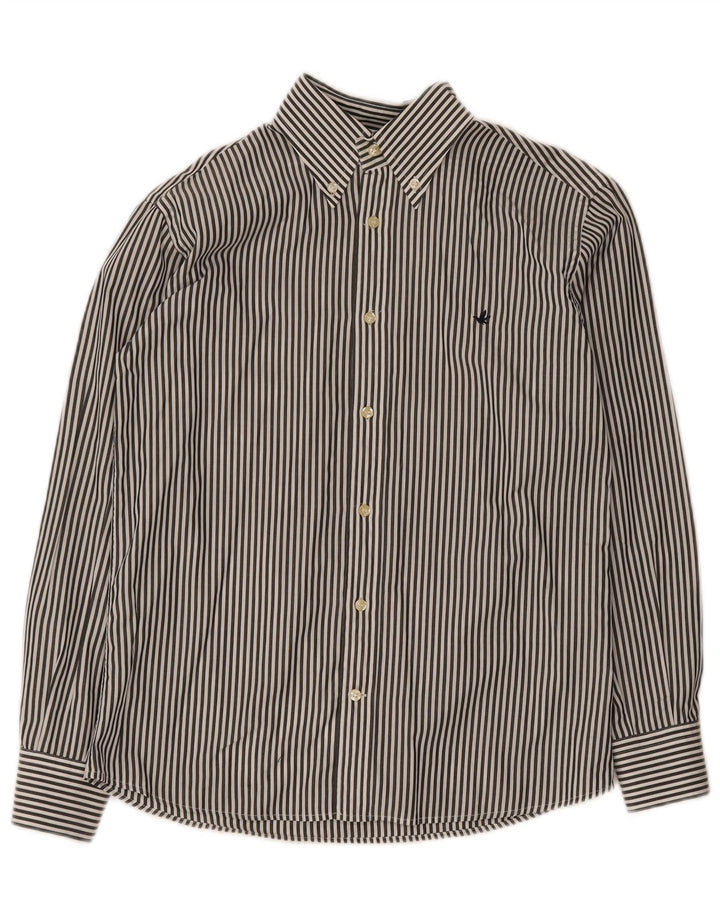 Brooksfield Boys Shirt 13-14 Years Black Pinstripe